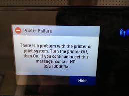 Ошибка принтера HP 0x6100004a