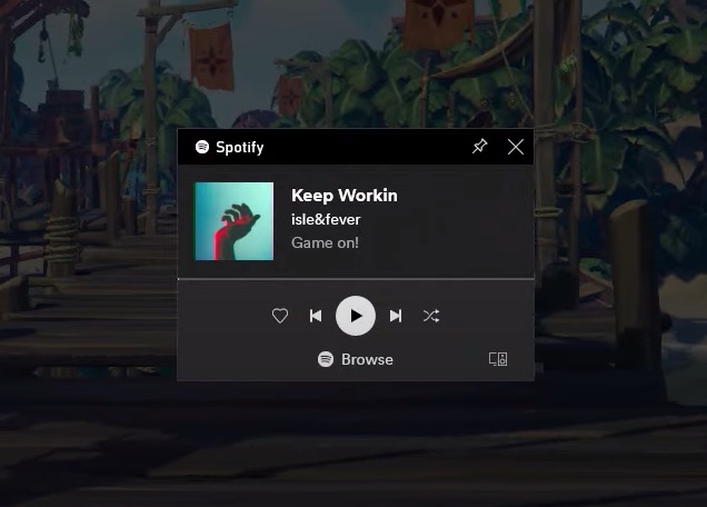 Добавить spotify. Игровая панель Xbox в Windows 10. Как открыть панель для перемотки Spotify на Xbox.